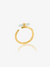 Tranquility Amazonite T-Bar Adjustable Ring - Gold - RSR02GP