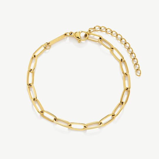 Paperclip Bracelet - Gold - GB-009