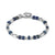 Instinctstyle Infinity Steel Bracelet, Sodalite Stones - Silver - 027936/034