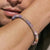 Instinctstyle Infinity Bracelet, Amethyst Stones - Rose Gold - 027938/013