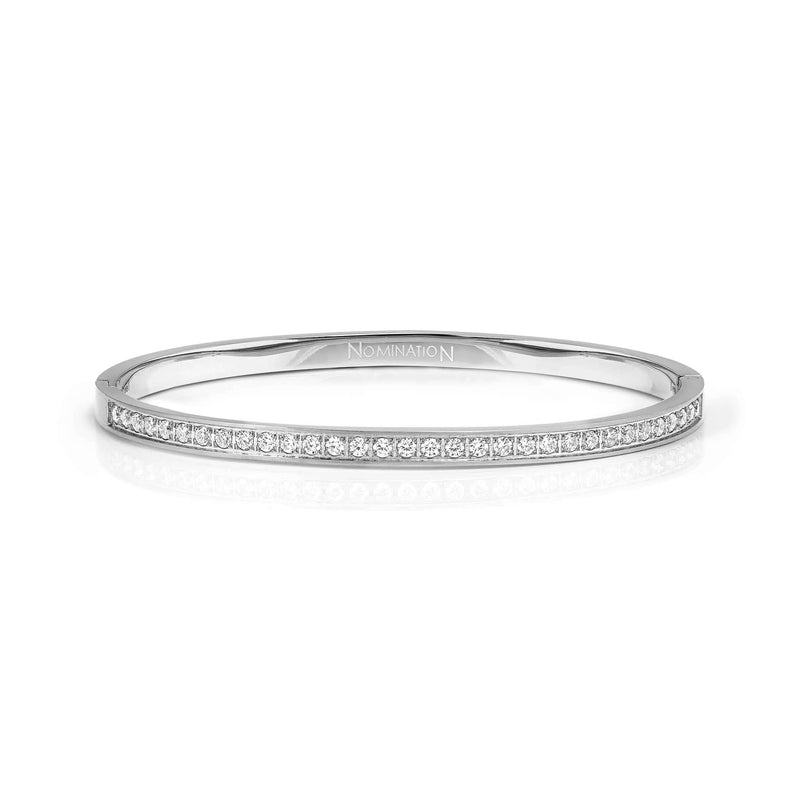 Pretty Bangle Satin Finish - Silver