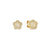 Lifepoetry CZ Flower Stud Earrings - Gold - 242707/012