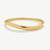 Classic Wave Bangle - Gold - SKB-039
