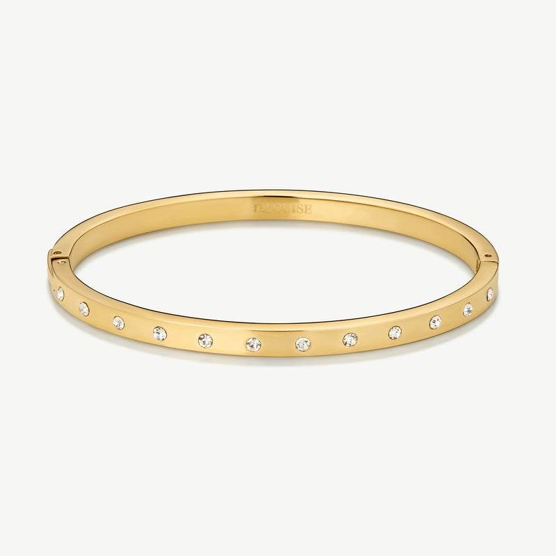 Slim Eternity Bangle - Gold - YBB-017