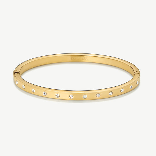 Slim Eternity Bangle - Gold - YBB-017