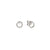 Dreams Beats Circle Stud Earrings - Silver - 242603/043
