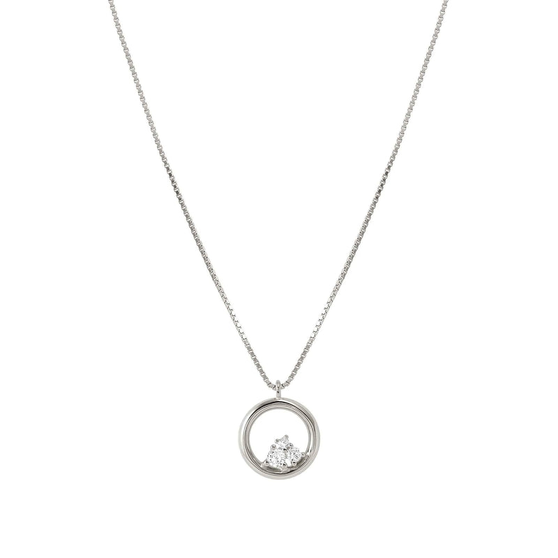 Dreams Beats Circle Necklace - Silver - 242602/043
