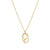 My Rebel Art Oval Pendant Necklace - Gold - 242806/055