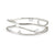 My Rebel Art Wide Cuff Bangle - Silver - 242819/010