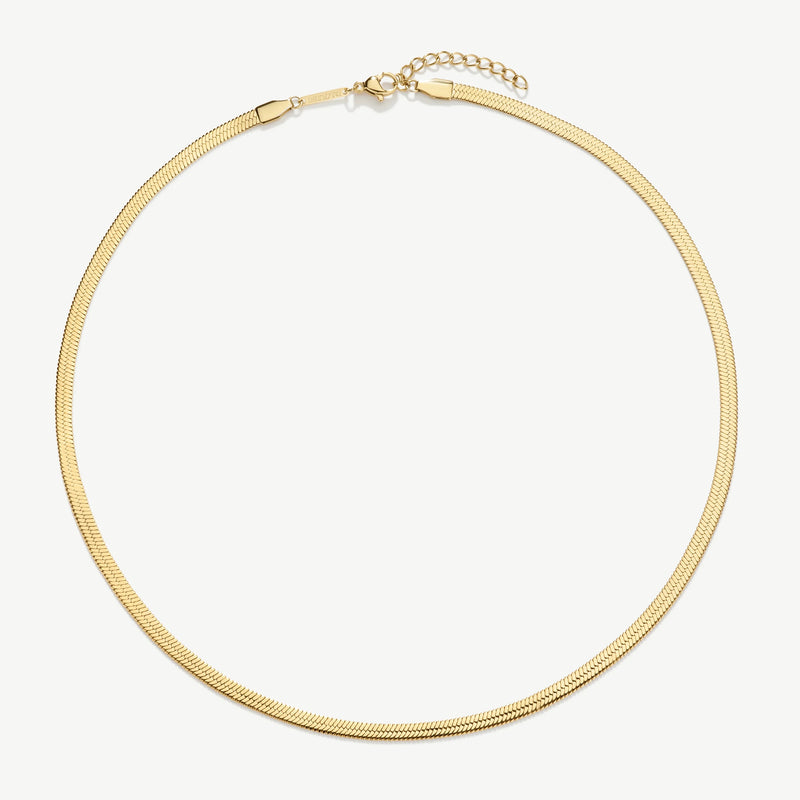 Essentials Snake Chain Necklace - Gold - GN-004