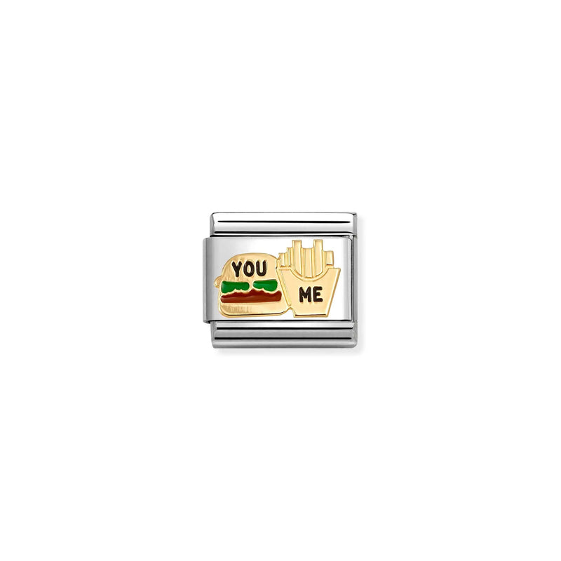 Composable Classic Burger & Fries Link - Gold - 030285/89