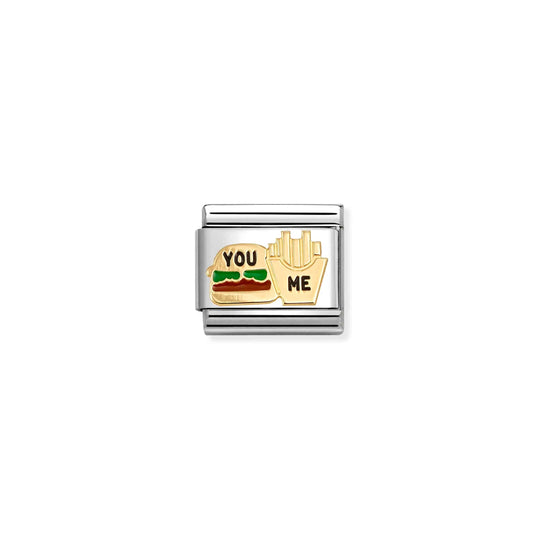 Composable Classic Burger & Fries Link - Gold - 030285/89