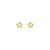 Dreams Beats Star Stud Earrings - Gold - 242603/009