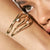 My Rebel Art Wide Cuff Bangle - Gold - 242819/012