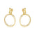 My Rebel Art Big Circle Earrings - Gold - 242812/012
