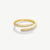 CZ Wrap Ring - Gold - SKR-016