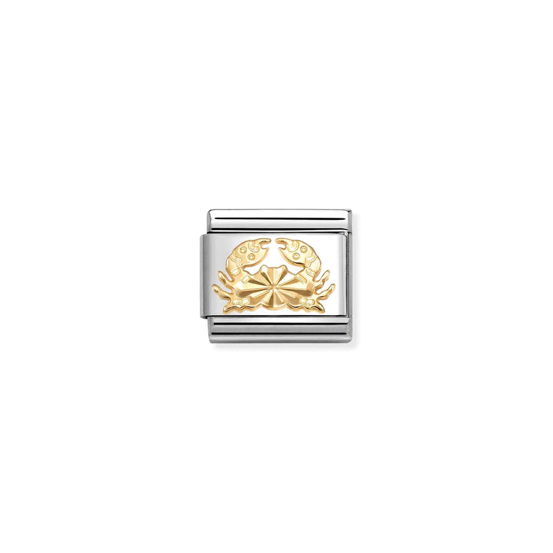 Composable Classic Etched Cancer Link - Gold - 030167/04