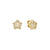 Lifepoetry CZ Star Stud Earrings - Gold - 242707/009