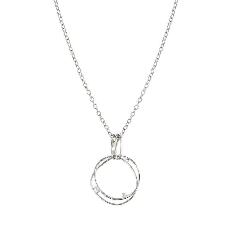 My Rebel Art Circle Pendant Necklace - Silver - 242821/010