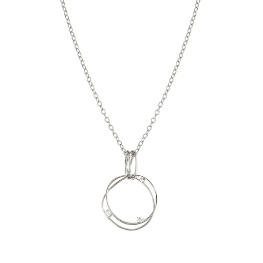 My Rebel Art Circle Pendant Necklace - Silver - 242821/010