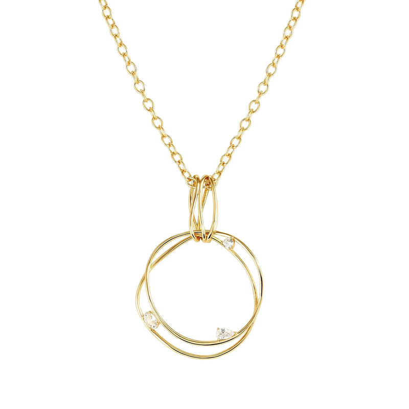 My Rebel Art Circular Pendant Necklace - Gold - 242821/012