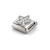 Composable Classic CZ White Star Link - Silver - 330322/29