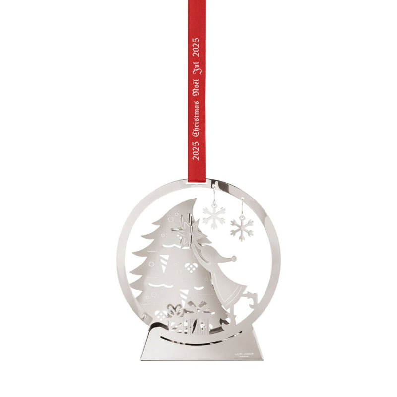Christmas Snowglobe Mobile, 2025 - Silver - 10020797