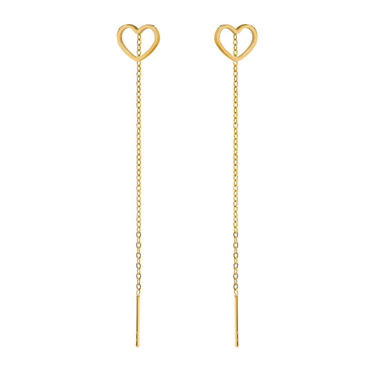 Long Ritmatika Star Earrings - Gold - 134405/009