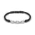 Manvision Steel Chain Bracelet - Black/Silver - 133022/030