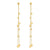 Ritmatika Double Chain Star Earrings - Gold - 134406/009