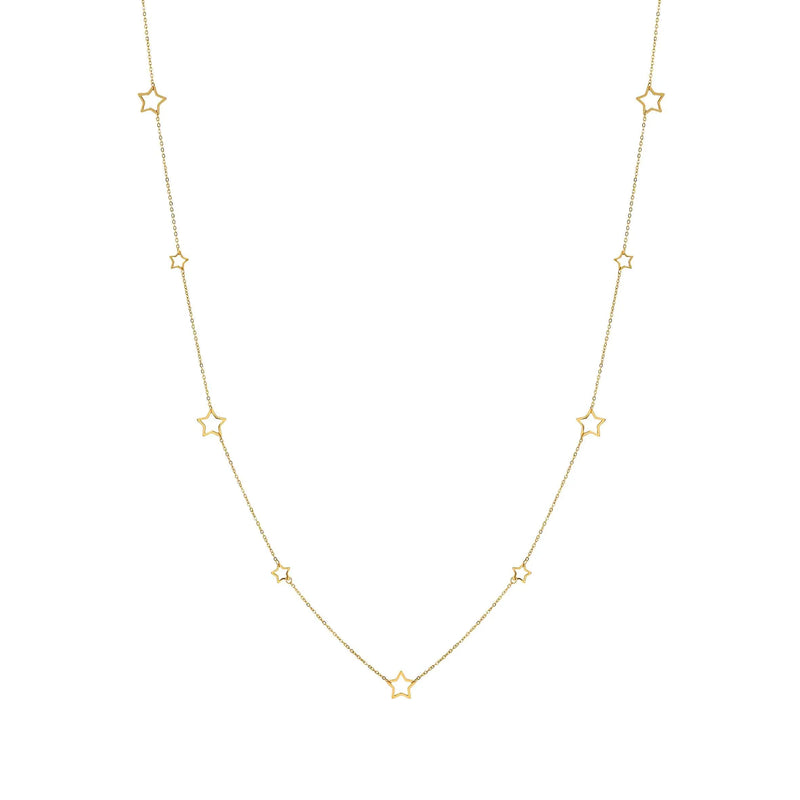 Long Ritmatika Star Necklace - Gold - 134404/009