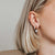 Milano CZ Earrings - Gold - 7718ZY