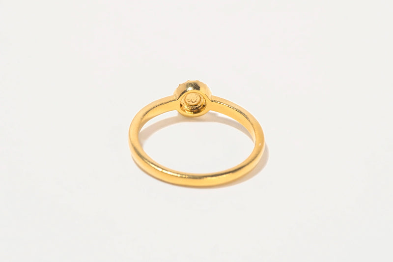 Dagny Round Ring - Gold - JNM-400-203