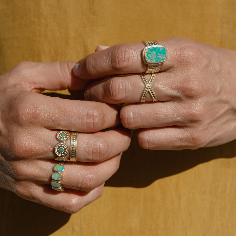 Flora Multi-Disc Ring - Gold - RG10681-GTQ