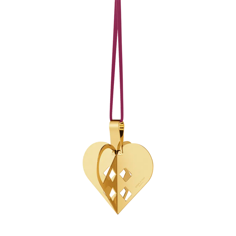 Christmas Collectable Heart Ornament, 2025 - Gold - 10020798