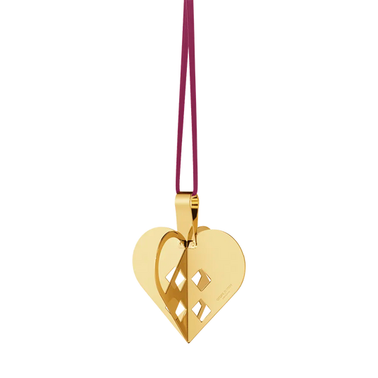 Christmas Collectable Heart Ornament, 2025 - Gold - 10020798