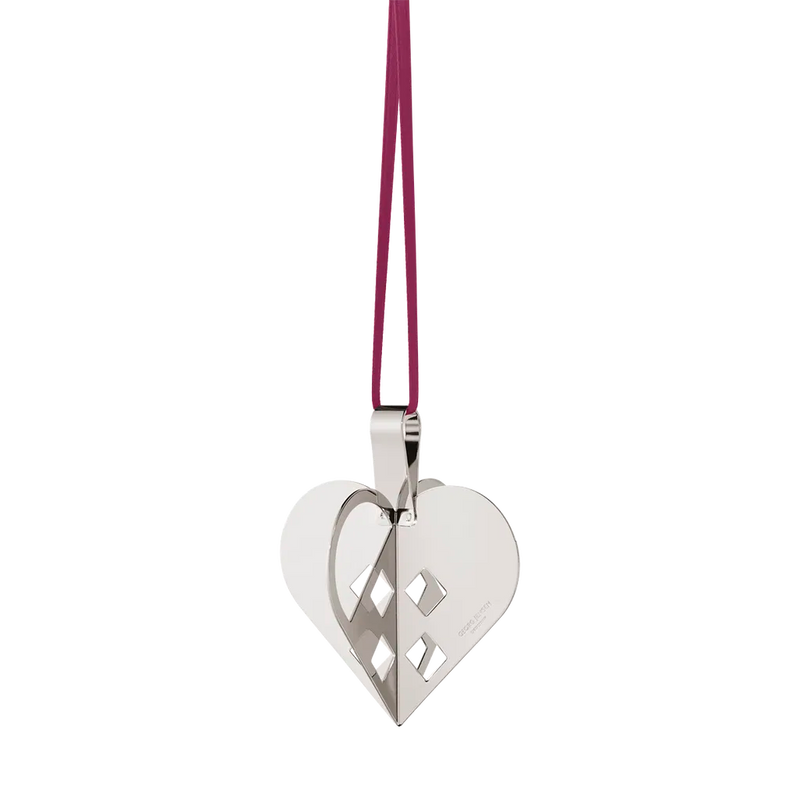 Christmas Collectable Heart Ornament, 2025 - Silver - 10020799
