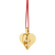 Christmas Collectable Heart Ornament, 2025 - Gold - 10020798