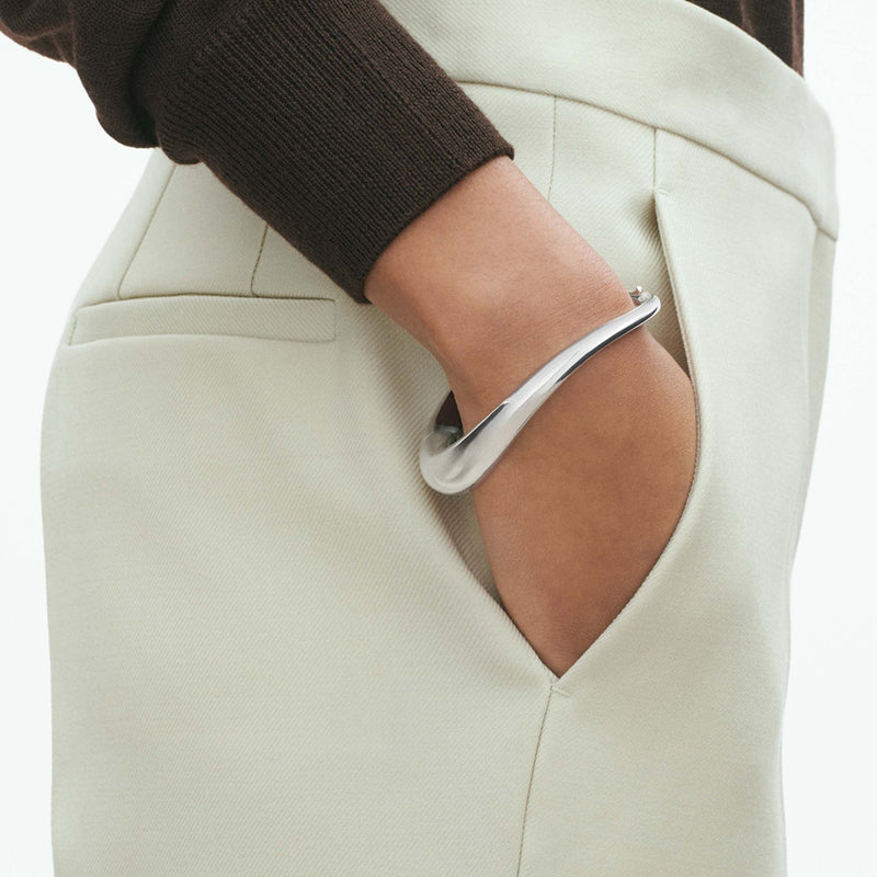 Offspring Hinged Bangle - Silver - 20001954
