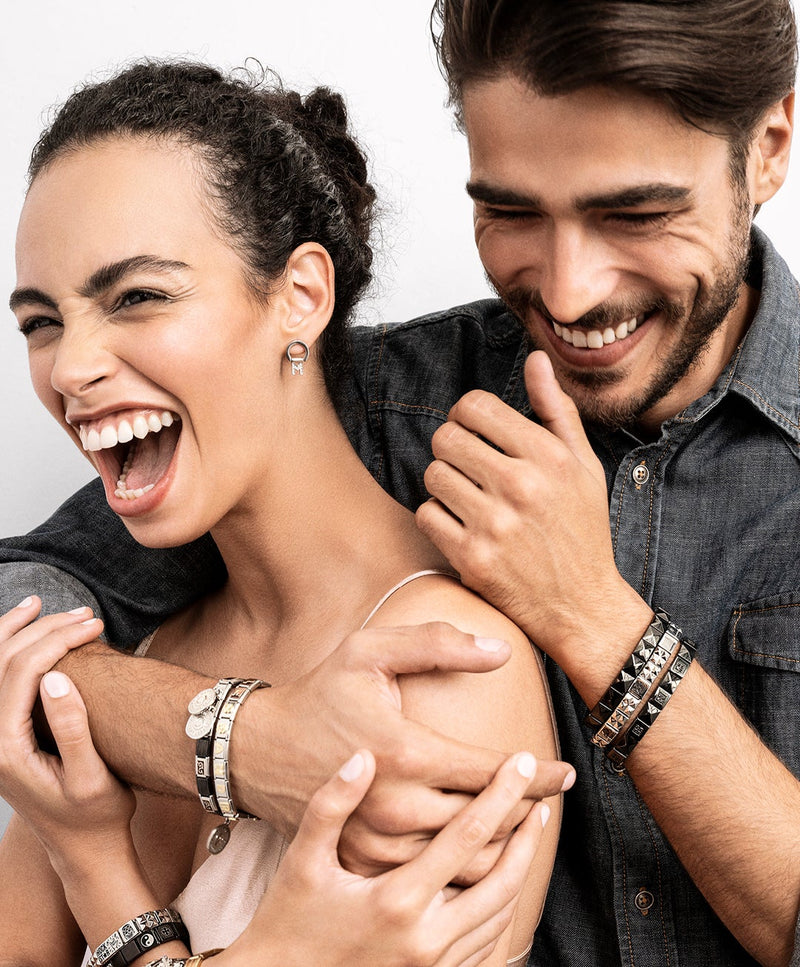 Composable Stainless Steel Classic Starter Bracelet, 18cm - 030000/SI-18