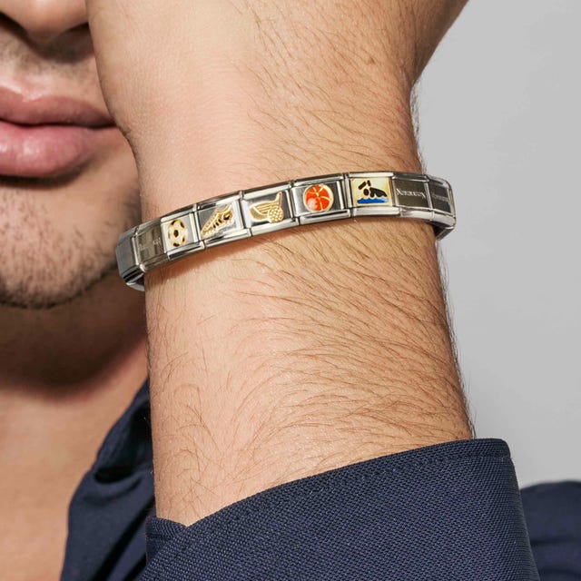 Composable Classic Red Double Heart Link - Gold - 030207/02