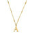 Initial Necklace - A - Gold - GNCC4041A