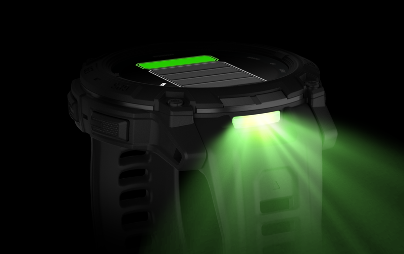 Instinct 3 – 50mm GPS Smartwatch, AMOLED, Tactical Edition, Black with Black Band - 010-03020-50