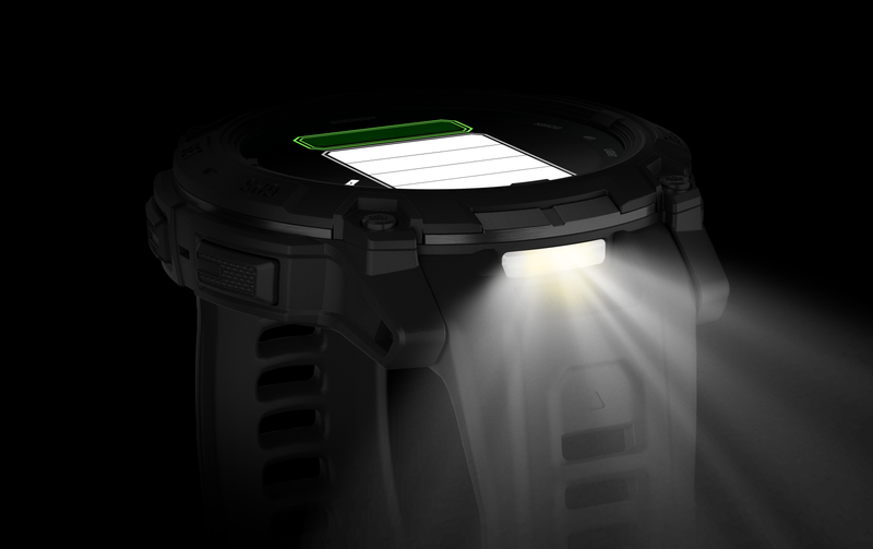 Instinct 3 – 50mm GPS Smartwatch, AMOLED, Tactical Edition, Black with Black Band - 010-03020-50