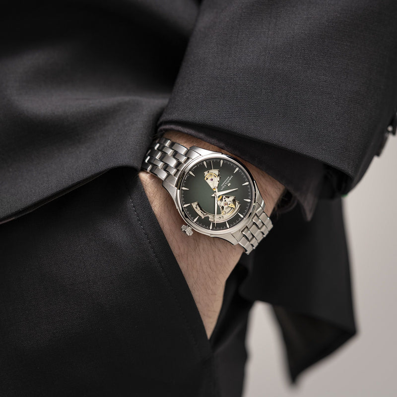 Jazzmaster Open Heart Gents Watch, 40mm - H32675160