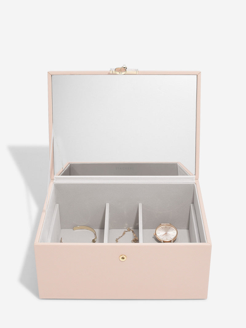 Luxury Classic Jewellery Box - Blush Pink - 76282
