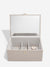 Luxury Classic Jewellery Box - Taupe - 76283
