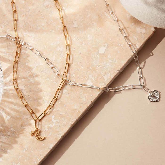 Link Chain Hope & Guidance Necklace - Gold - GNLC30873031