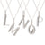 ART DECO INITIAL L NECKLACE - SILVER - ALL1S