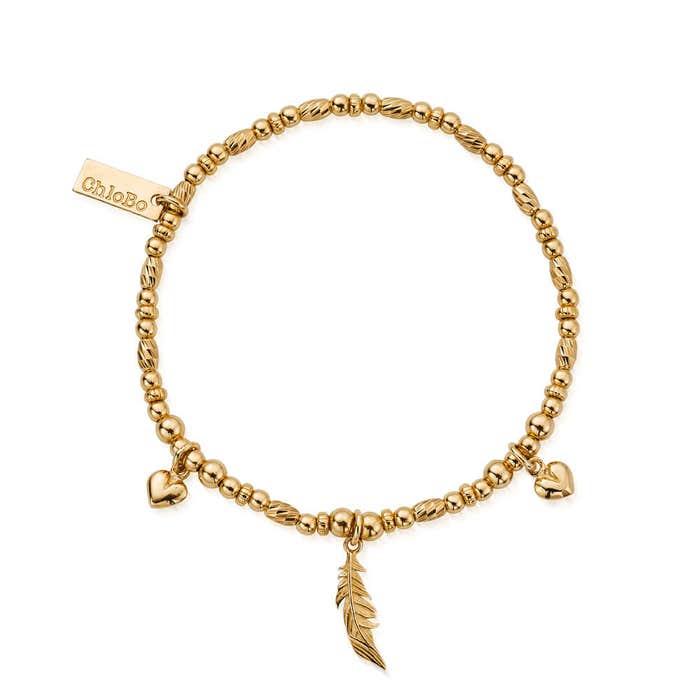 Love And Courage Bracelet - Gold - GBCH33454014